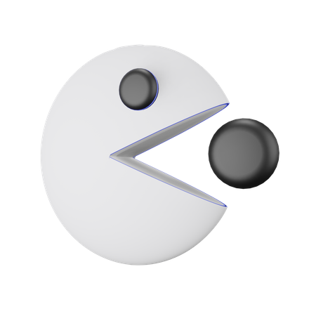 Pacman 3D Illustration