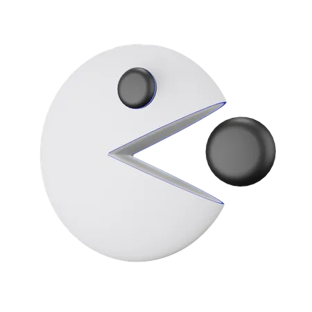 Pacman 3D Illustration