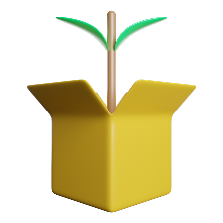 Pacote aberto  3D Icon