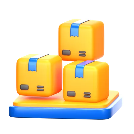 Caixa de pacote  3D Icon