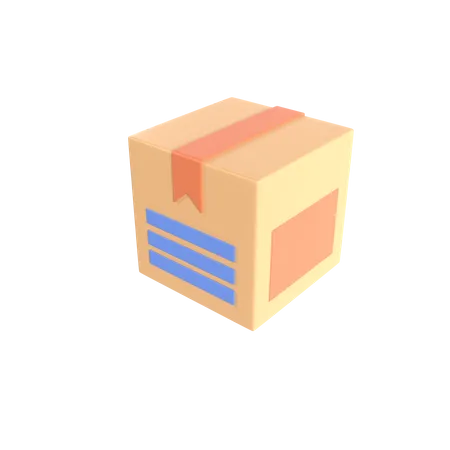 Caixa de pacote  3D Illustration