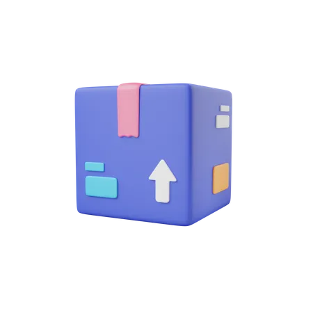 Caixa de pacote  3D Icon