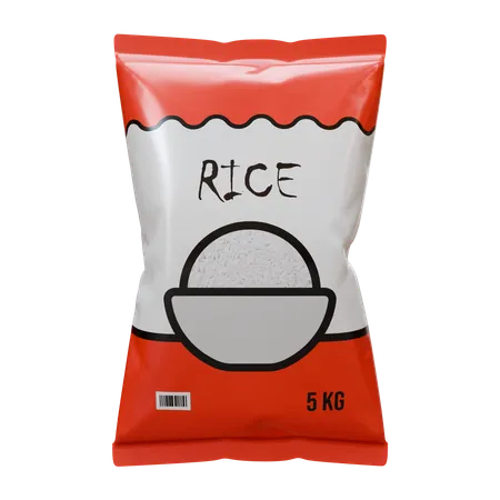 Pacote de arroz  3D Icon