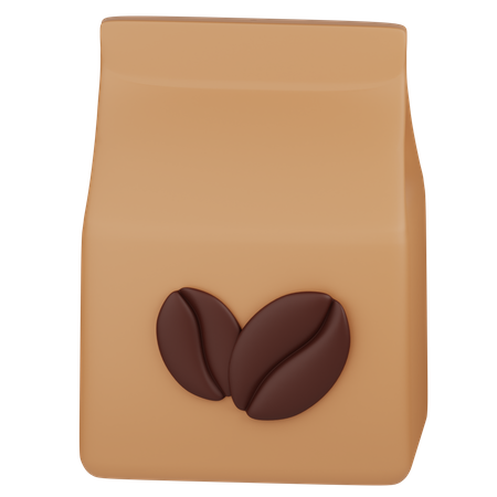 Pacote de café  3D Icon