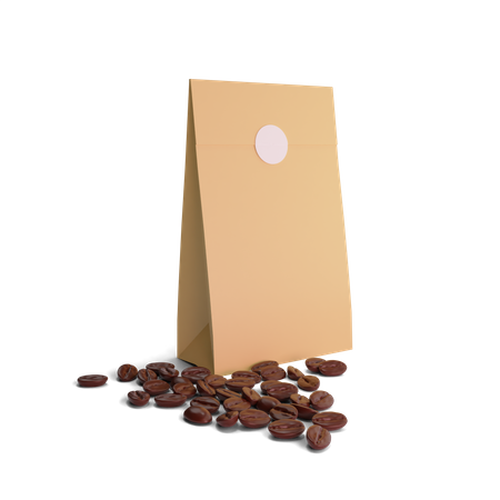 Pacote de café  3D Icon