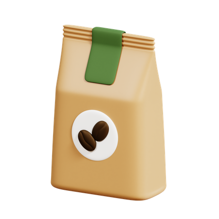 Pacote de café  3D Icon