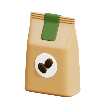 Pacote de café  3D Icon