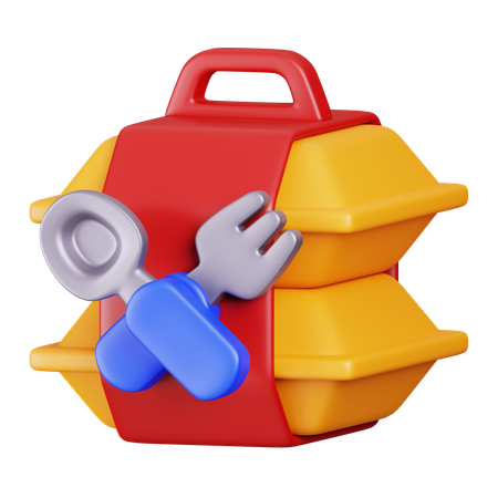 Pacote de comida  3D Icon