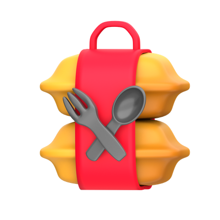 Pacote de comida  3D Icon