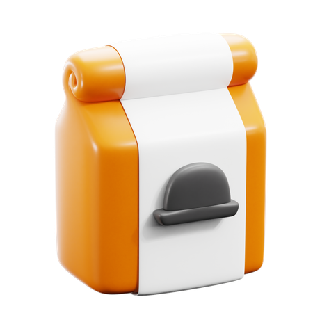 Pacote de comida  3D Icon