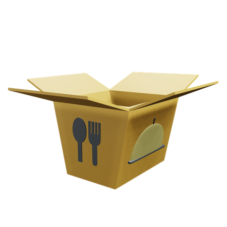 Pacote de comida  3D Icon