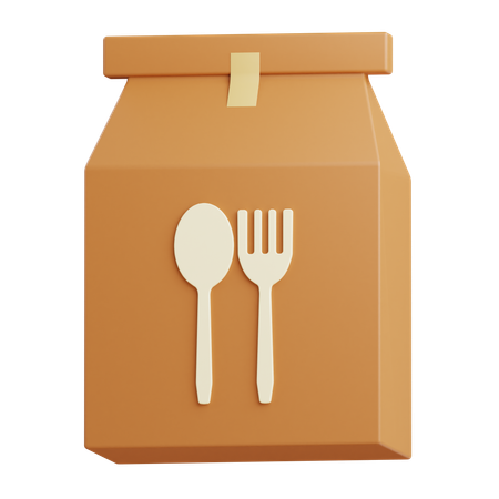 Pacote de comida  3D Icon