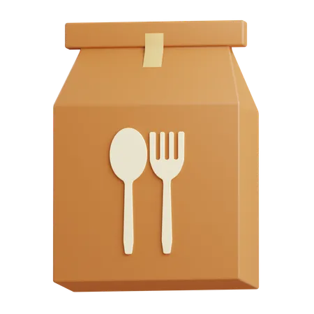 Pacote de comida  3D Icon