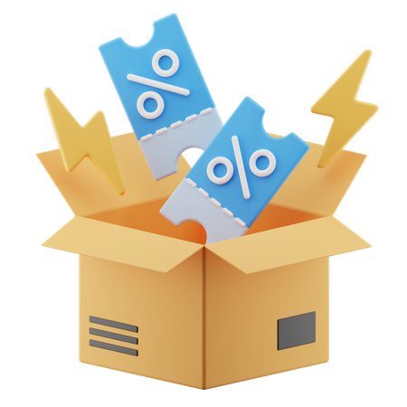 Pacote de desconto  3D Icon