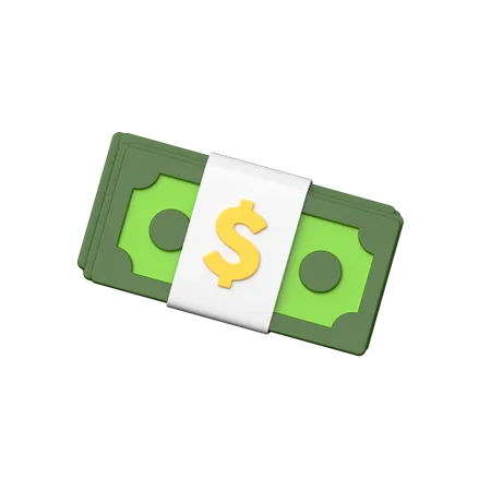 Pacote de dinheiro  3D Icon