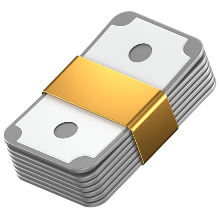 Pacote de dinheiro  3D Icon