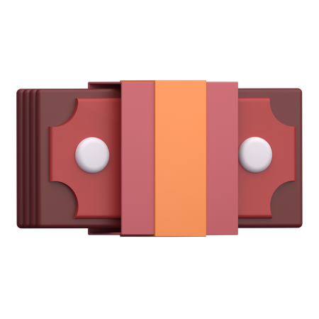 Pacote de dinheiro  3D Icon