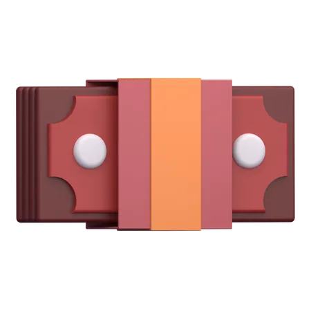 Pacote de dinheiro  3D Icon