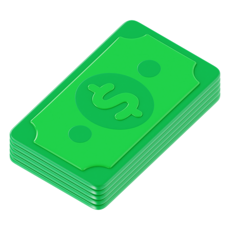 Pacote de dinheiro  3D Icon