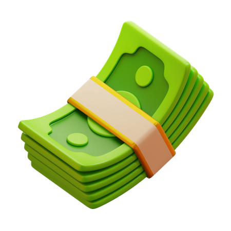 Pacote de dinheiro  3D Icon