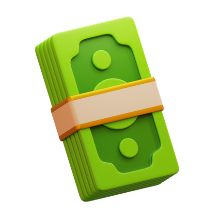 Pacote de dinheiro  3D Icon