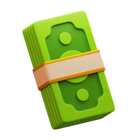 Pacote de dinheiro  3D Icon