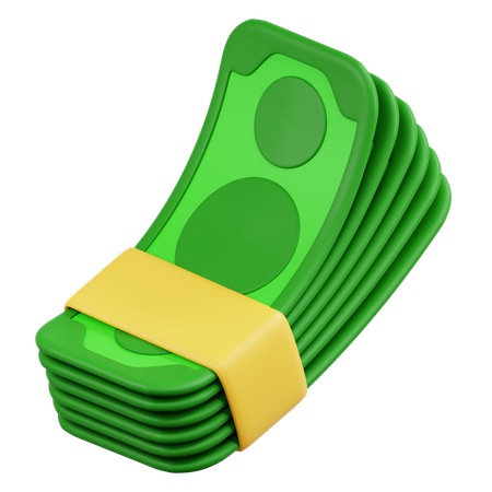 Pacote de dinheiro  3D Icon