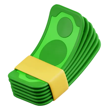 Pacote de dinheiro  3D Icon