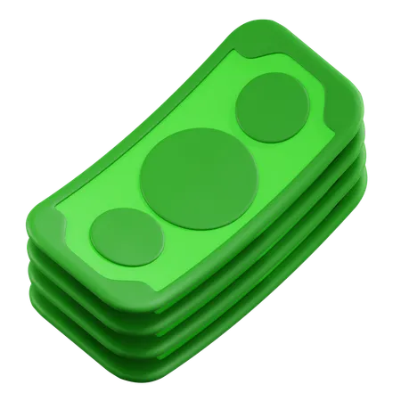 Pacote de dinheiro  3D Icon