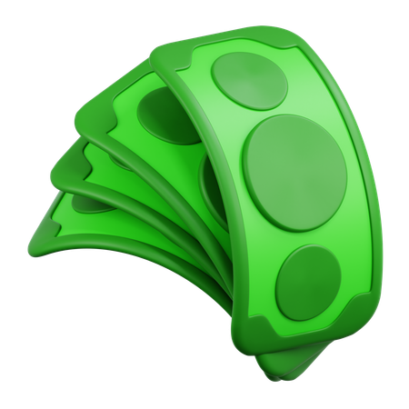 Pacote de dinheiro  3D Icon