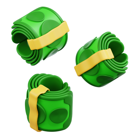 Pacote de dinheiro  3D Icon