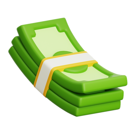 Pacote de dinheiro  3D Icon