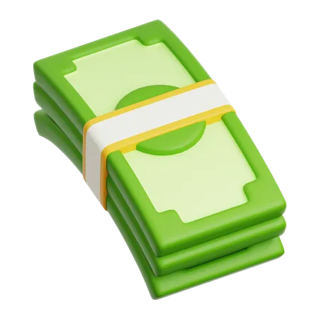 Pacote de dinheiro  3D Icon