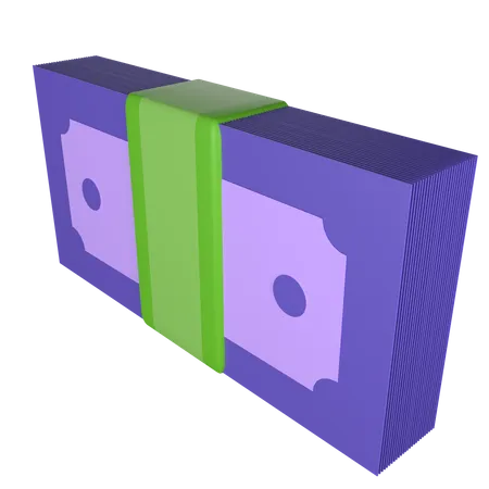 Pacote de dinheiro  3D Icon