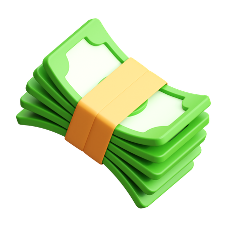 Pacote de dinheiro  3D Icon