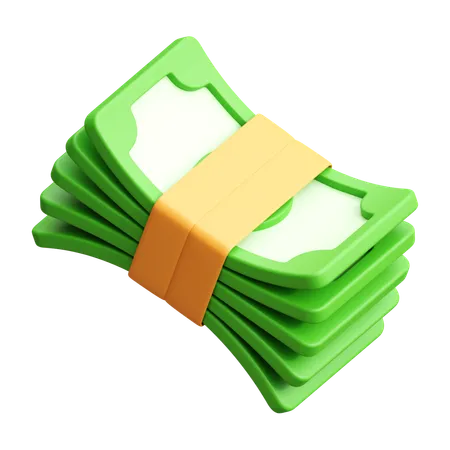 Pacote de dinheiro  3D Icon