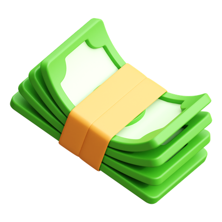 Pacote de dinheiro  3D Icon