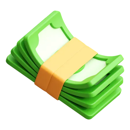 Pacote de dinheiro  3D Icon