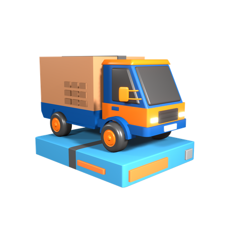 Pacote de entrega  3D Icon