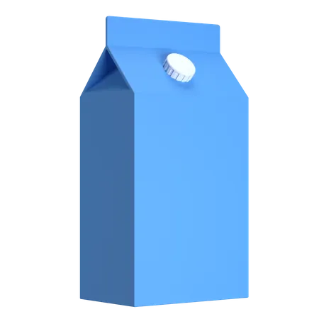 Pacote de leite  3D Illustration