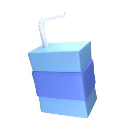 Pacote de leite  3D Icon