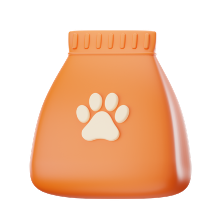 Pacote de comida para animais de estimação  3D Icon