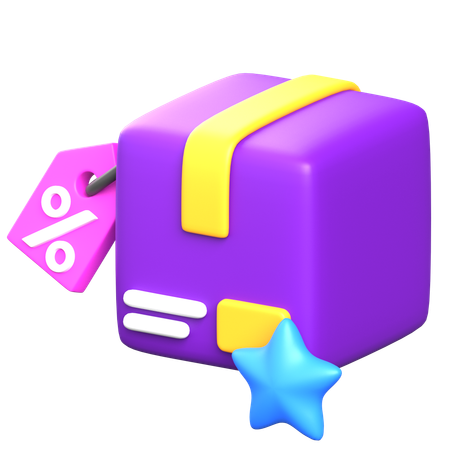 Desconto de pacote  3D Icon