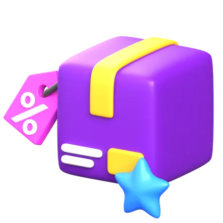 Desconto de pacote  3D Icon