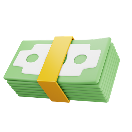 Pacote de dólares  3D Icon