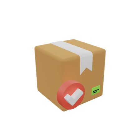 Pacote entregue  3D Icon