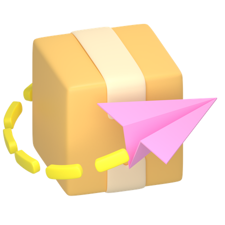 Pacote enviado  3D Icon