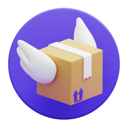 Envio de pacote  3D Icon