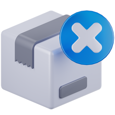 Pacote falhou  3D Icon
