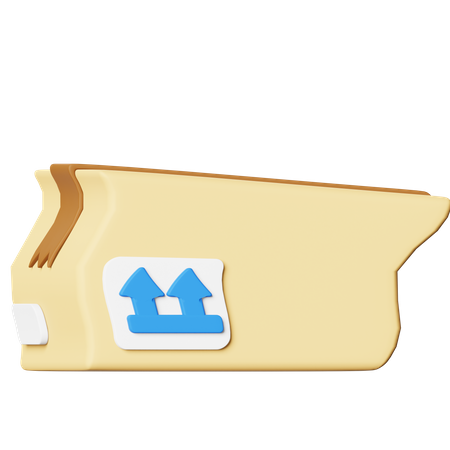 Pacote quebrado  3D Icon